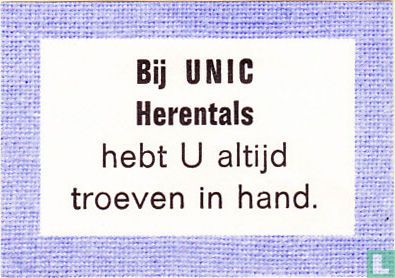 Bij UNIC Herentals
