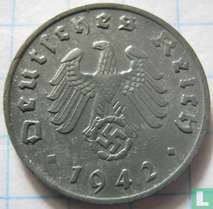 Duitse Rijk 1 reichspfennig 1942 (D) - Afbeelding 1