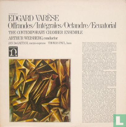 Edgard Varèse - Offrandes / Intégrales / Octandre / Equatorial - Bild 1