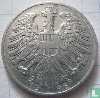 Autriche 1 schilling 1946 - Image 1