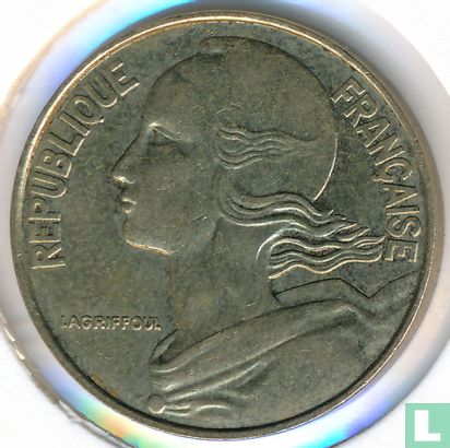 Frankrijk 20 centimes 1991 (muntslag) - Afbeelding 2