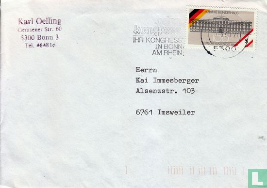 Guichet indéterminé - 40 Jahre Bundeshaus in Berlin (Westberlin)