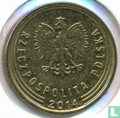 Pologne 5 groszy 2014 (type 2) - Image 1