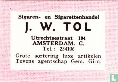 Sigaren- en sigarettenhandel J.W.Tol