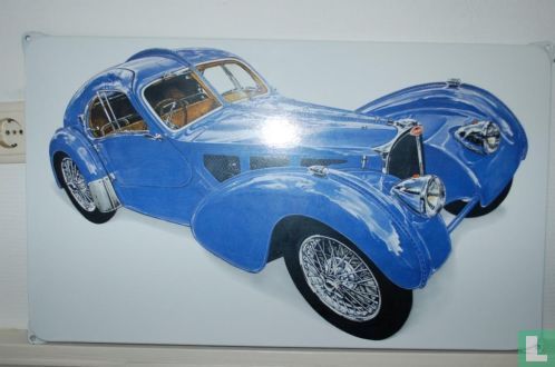 Bugatti emaille bord - Afbeelding 1
