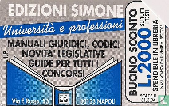 Edizioni Simone - Università E Professioni - Afbeelding 1