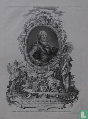 FRIDERICUS CHRISTIANUS LEOPOLDUS Princeps Regius Primogenitus Poloniae et Electoral: Saxoniae natus d. 5 Sept: 1722.