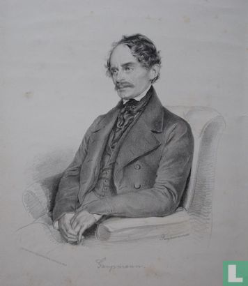 Portret van Rudolf Gaupmann (1815-1877)