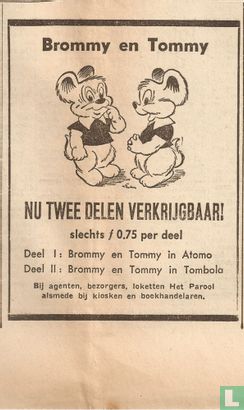19600115 Brommy en Tommy - Nu twee delen verkrijgbaar!