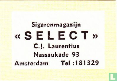 Sigarenmagazijn "Select"