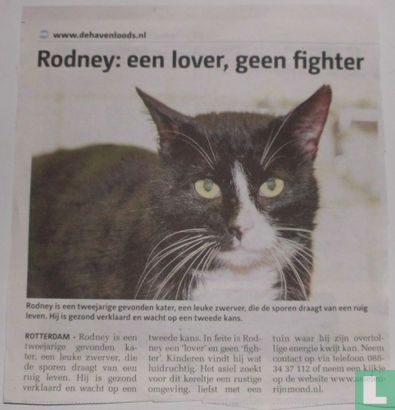 Rodney: een lover, geen fighter