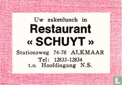 Restaurant Schuyt