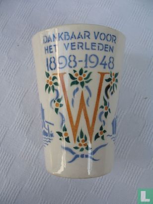 Wilhelmina beker 1898 - 1948 - Image 1