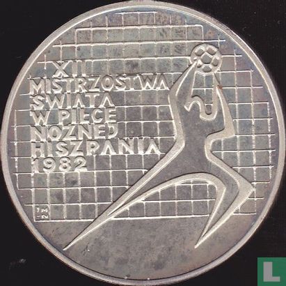 Polen 200 zlotych 1982 (PROOF) "Football World Cup in Spain" - Afbeelding 2