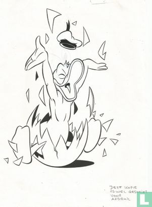 Katrien Duck / Donald Duck geboortekaart - Afbeelding 2