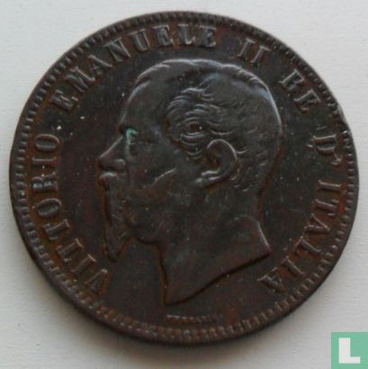 Italy 10 centesimi 1863 - Image 2