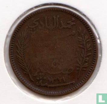 Tunesië 5 centimes 1903 (AH1321) - Afbeelding 2