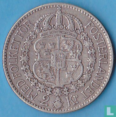 Zweden 2 kronor 1914 - Afbeelding 2
