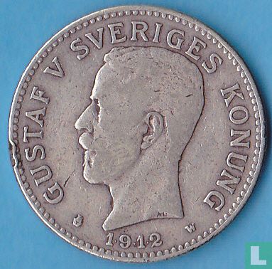 Suède 2 kronor 1912 - Image 1
