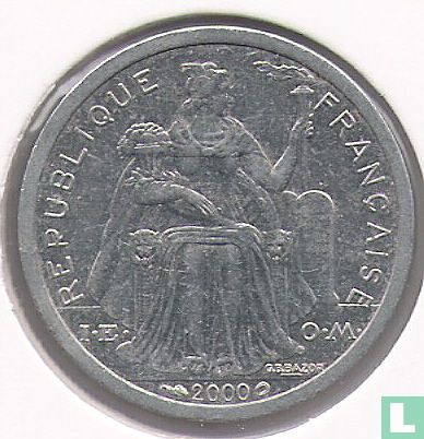 French Polynesia 1 franc 2000 - Image 1