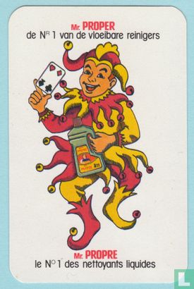 Joker, Belgium, Mr. Proper, Speelkaarten, Playing Cards - Bild 1