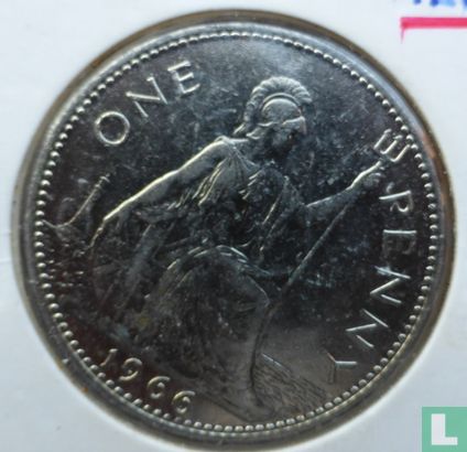 Verenigd Koninkrijk 1 penny 1966 - Image 2