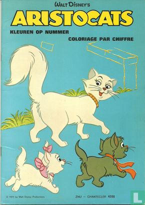 Walt Disney's  Aristocats  kleuren op nummer - Image 1