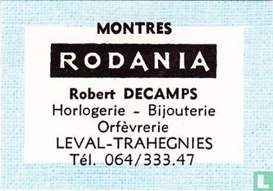 Rodania- Robert Decamps
