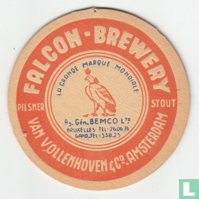Falcon Brewery Ag. Gén. BAMCO Bruxelles / Falcon Stout forte densité - Image 1
