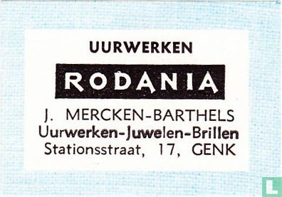 Rodania - J. Mercken-Barthels