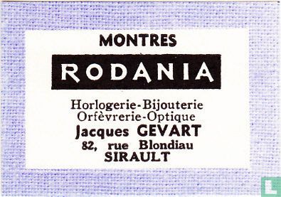 Rodania - Jacques Gevart
