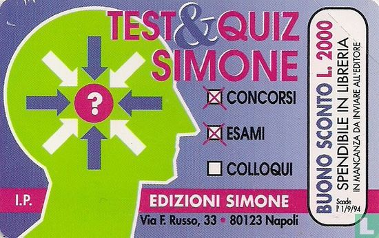 Ed. Simone - Test E Quiz - Afbeelding 1