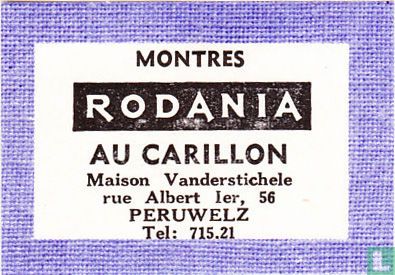 Montres Rodania - Au Carillon