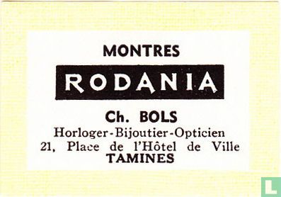 Rodania - Ch. Bols