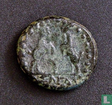 Romeinse Rijk, AE14, 36-25 BC, Amyntas, Semi-autonome uitgave, Sagalassos, Picidië - Afbeelding 2