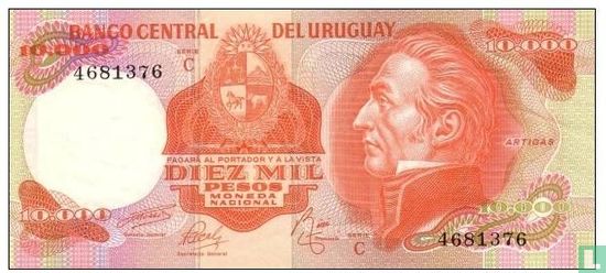 Uruguay pesos 10000 m/n