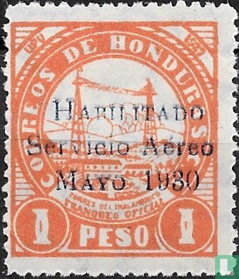 Service stamp with imprint Habilitado SA