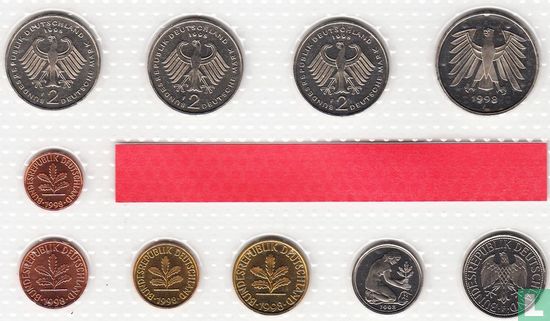Germany mint set 1998 (F) - Image 1