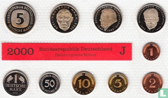 Germany mint set 2000 (J) - Image 2