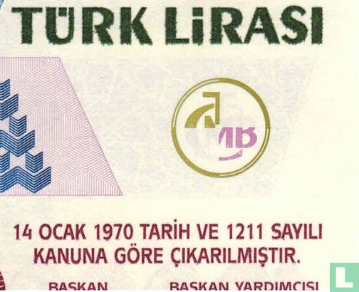 Turquie 1 Million Lira ND (2002/L1970) - Image 3