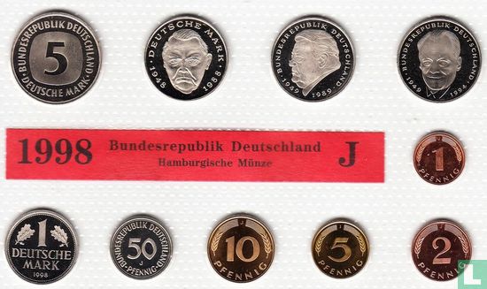 Germany mint set 1998 (J) - Image 2