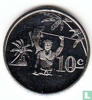 Tokelau 10 cents 2012 (PROOF) - Image 2