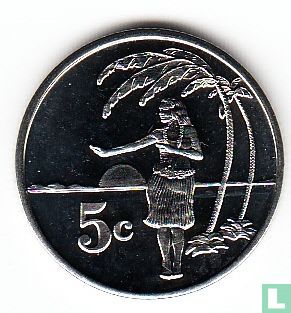Tokelau 5 cents 2012 (PROOF) - Image 2