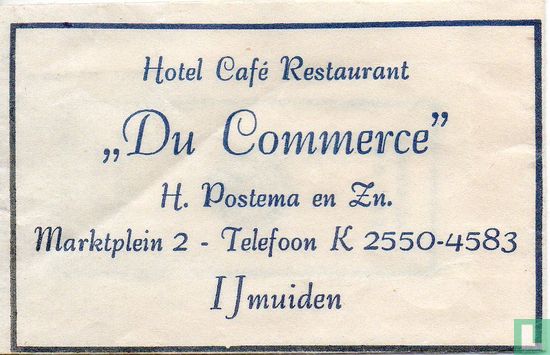 Hotel Café Restaurant "Du Commerce" - Image 1
