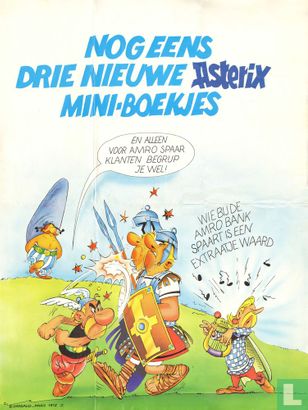 Nog eens drie nieuwe Asterix mini-boekjes