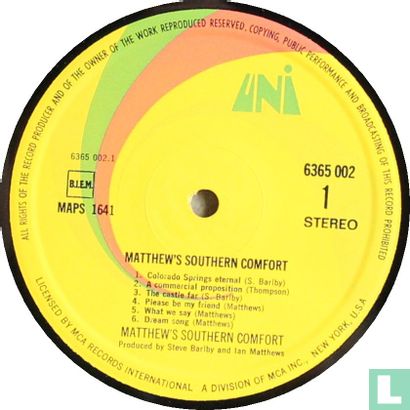 Matthews' Southern Comfort - Image 3