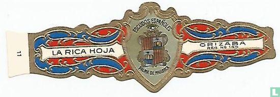 Escudos Españoles Palma de Mallorca-La Rica Hoja-Orizaba Reg. No. 144 - Afbeelding 1