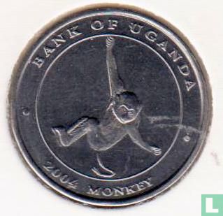 Uganda 100 shillings 2004 (type 4 - staal) "Year of the Monkey" - Afbeelding 1