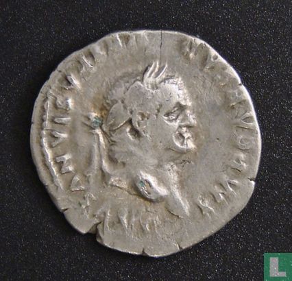 Empire romain, AR Denarius, 69-79 AD, Vespasien, Rome, 75 AD - Image 1