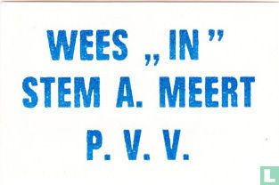 Wees "in" Stem A. Meert